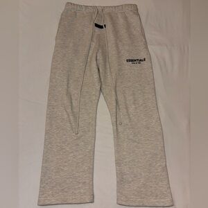 Essentials Heather Gray Logo Sweatpants